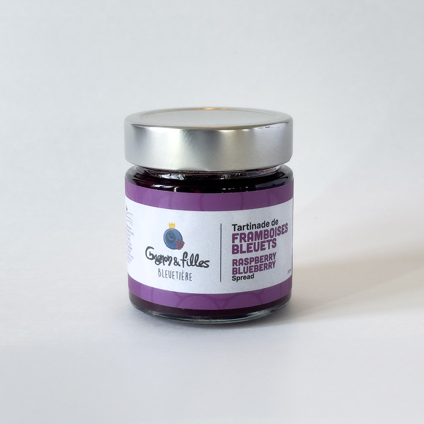 Tartinade duo bleuets et framboises