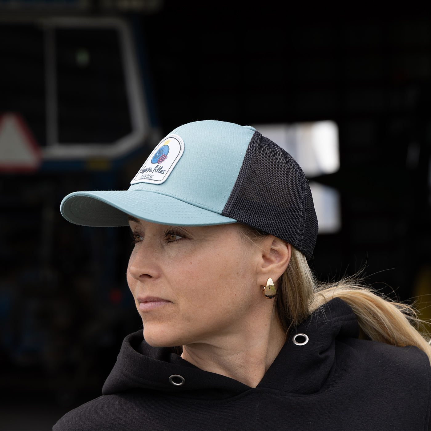 Casquette trucker deux tons