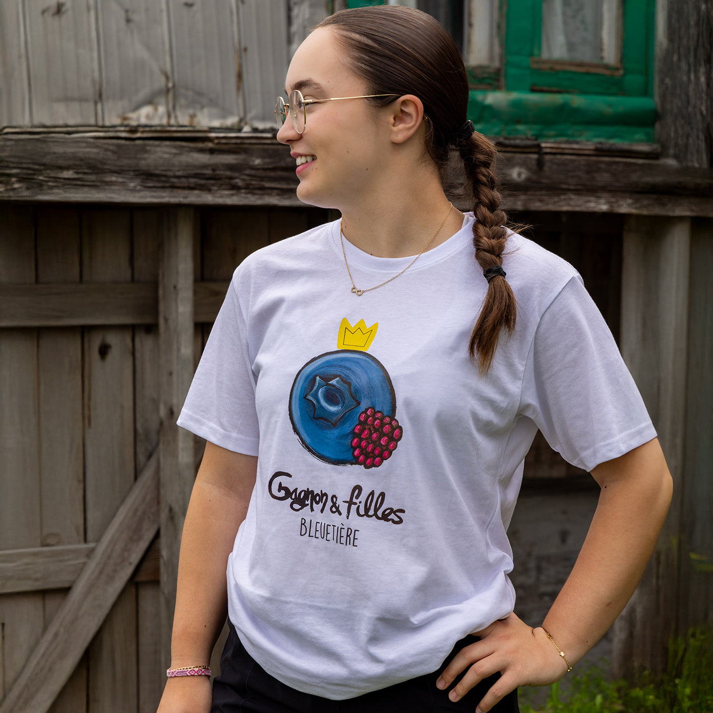 T-Shirt Blanc avec logo